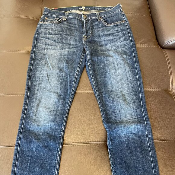 7 For All Mankind - Josefina Skinny Boyfriend - Size 24 - Picture 2 of 4